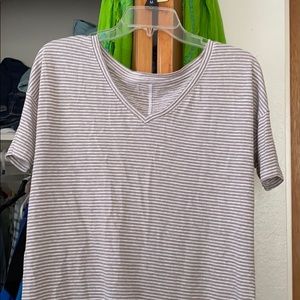 Linen boyfriend tee